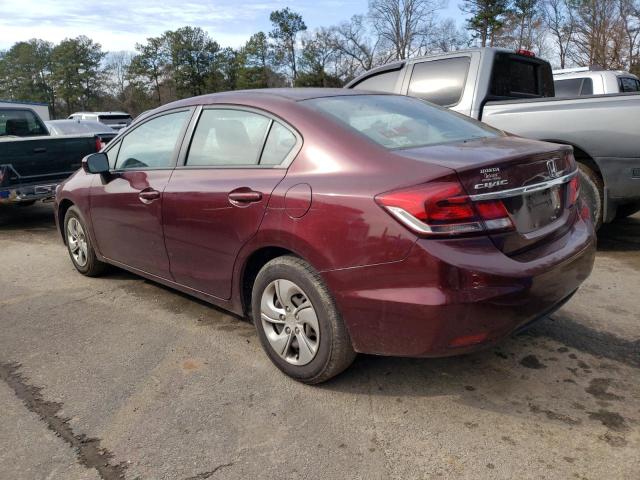 Photo 2 from auction – 2015 HONDA CIVIC LX with VIN 19XFB2F59FE083818