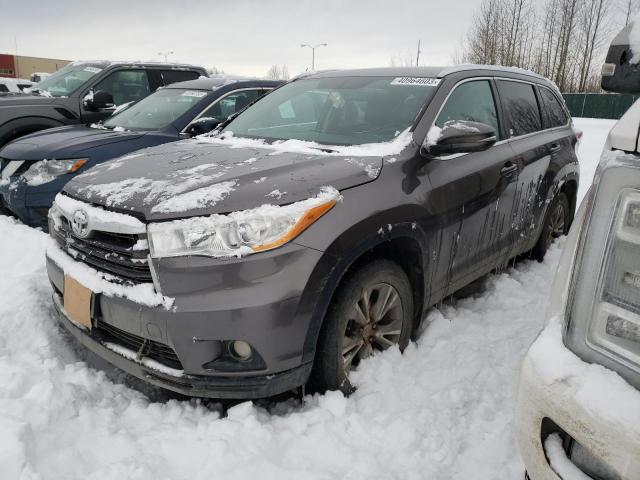TOYOTA HIGHLANDER 2014 with VIN 5TDJKRFH7ES026132 - Photo from auction
