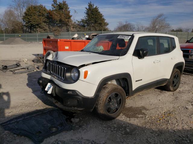 JEEP RENEGADE S 2017 with VIN ZACCJBAB3HPG43373 - Photo from auction