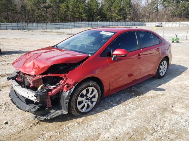 TOYOTA COROLLA LE 2020 with VIN 5YFEPRAE9LP046940 - Photo from auction