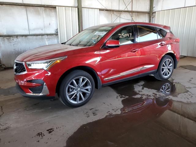 ACURA RDX TECHNO 2020 with VIN 5J8TC1H50LL005276 - Photo from auction