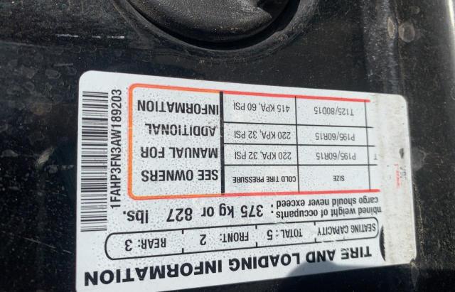 Photo 10 from auction – 2010 FORD FOCUS SE with VIN 1FAHP3FN3AW189203