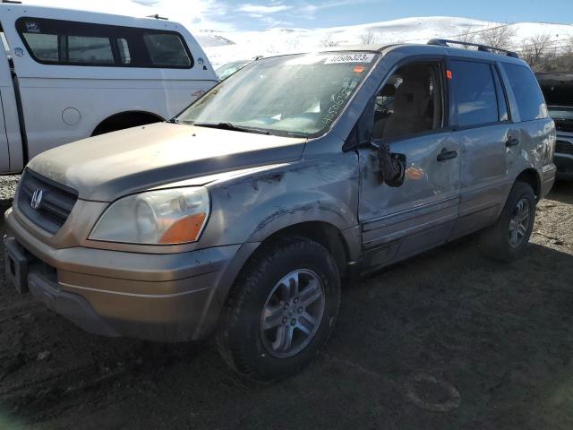 HONDA PILOT EX 2005 with VIN 2HKYF18405H513743 - Photo from auction
