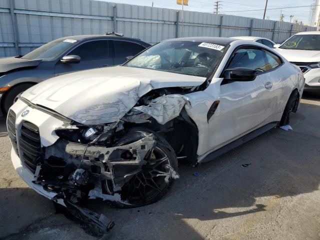 BMW M4 COMPETI 2021 with VIN WBS33AZ0XMCG26345 - Photo from auction