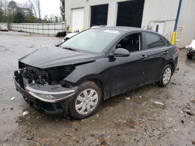 KIA RIO LX 2022 with VIN 3KPA24AD2NE453039 - Photo from auction