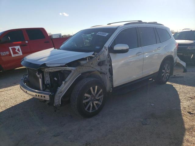 HONDA PILOT EX 2019 with VIN 5FNYF5H35KB031374 - Photo from auction