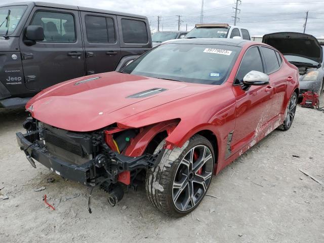 KIA STINGER GT 2018 with VIN KNAE55LC9J6010497 - Photo from auction
