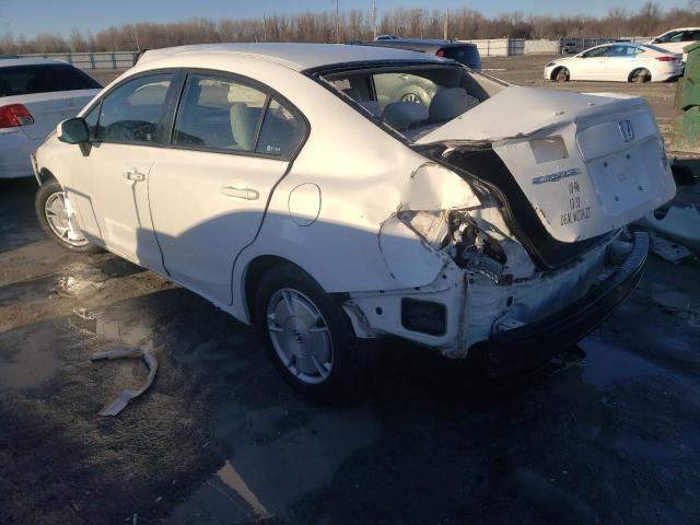 Photo 2 from auction – 2012 HONDA CIVIC HF with VIN 2HGFB2F67CH329033