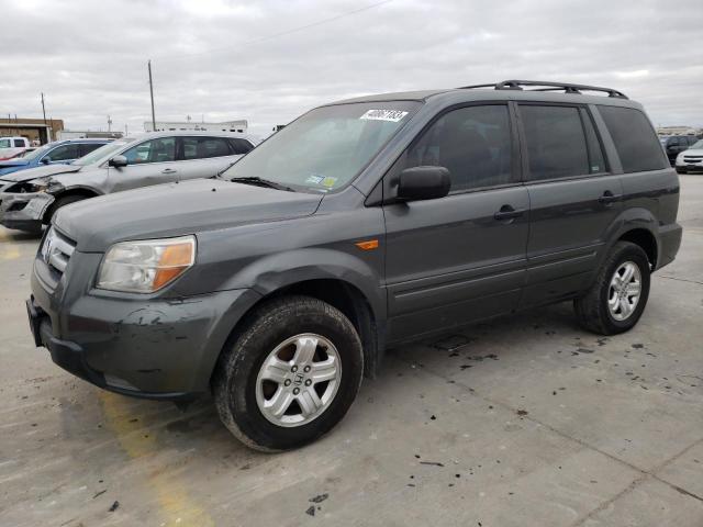 HONDA PILOT LX 2007 with VIN 2HKYF18157H539683 - Photo from auction