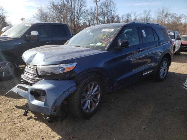 FORD EXPLORER L 2020 with VIN 1FMSK8FH5LGA21450 - Photo from auction