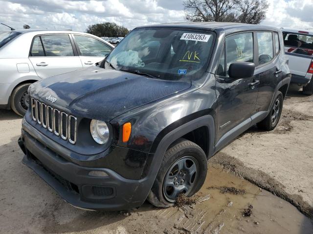 JEEP RENEGADE S 2017 with VIN ZACCJBAB0HPG05566 - Photo from auction
