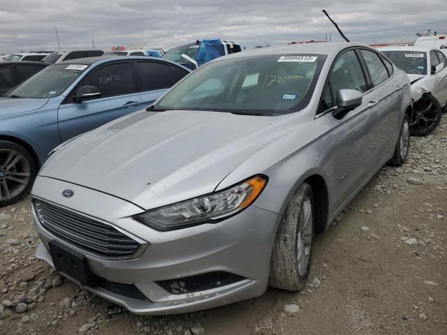 FORD FUSION SE 2018 with VIN 3FA6P0LU6JR172433 - Photo from auction