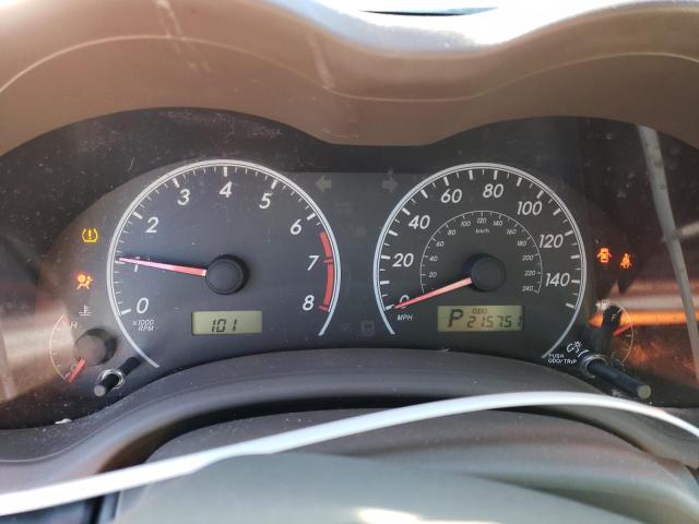 Photo 9 from auction – 2009 TOYOTA COROLLA BA with VIN JTDBL40E399088411