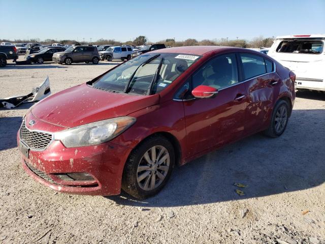 KIA FORTE EX 2014 with VIN KNAFX4A83E5055583 - Photo from auction