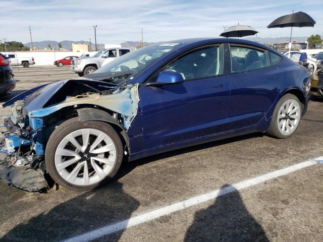TESLA MODEL 3 2022 with VIN 5YJ3E1EA9NF190881 - Photo from auction