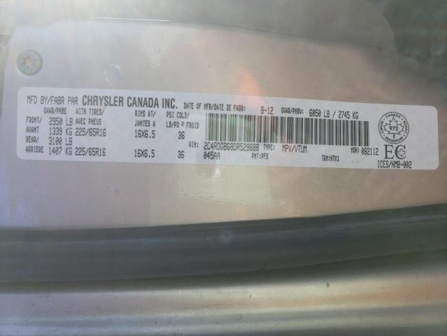 Photo 14 from auction – 2013 DODGE GRAND CARA with VIN 2C4RDGBG8DR529688