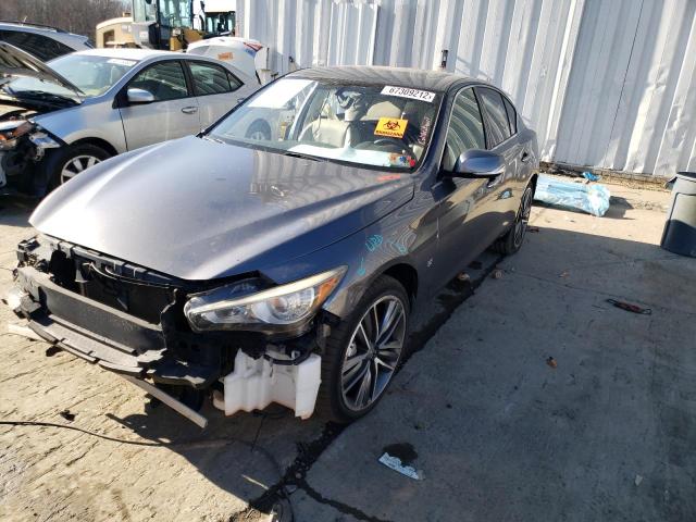 Photo 1 from auction – 2014 INFINITI Q50 BASE with VIN JN1BV7ARXEM687796