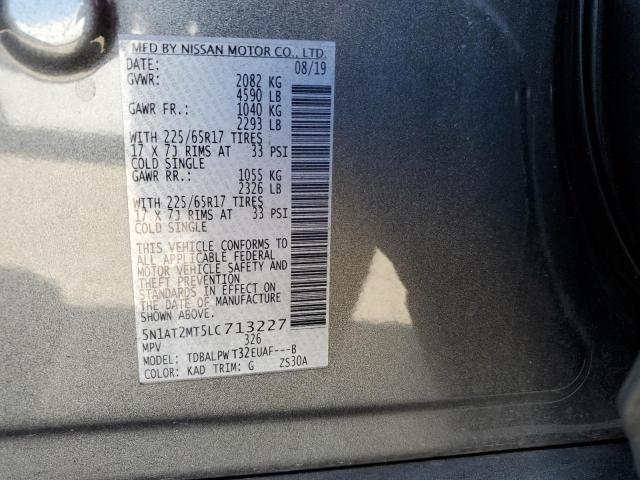 Photo 14 from auction – 2020 NISSAN ROGUE S with VIN 5N1AT2MT5LC713227