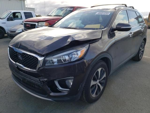KIA SORENTO EX 2018 with VIN 5XYPH4A53JG365485 - Photo from auction