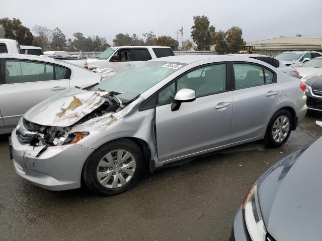HONDA CIVIC LX 2012 with VIN 19XFB2F57CE311746 - Photo from auction