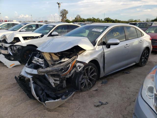 TOYOTA COROLLA SE 2021 with VIN 5YFS4MCE0MP061985 - Photo from auction