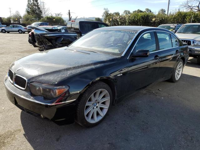 BMW 745 LI 2002 with VIN WBAGN63402DR04280 - Photo from auction