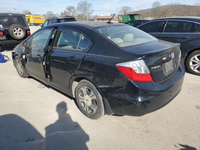 Photo 2 from auction – 2012 HONDA CIVIC HYBR with VIN JHMFB4F20CS008143
