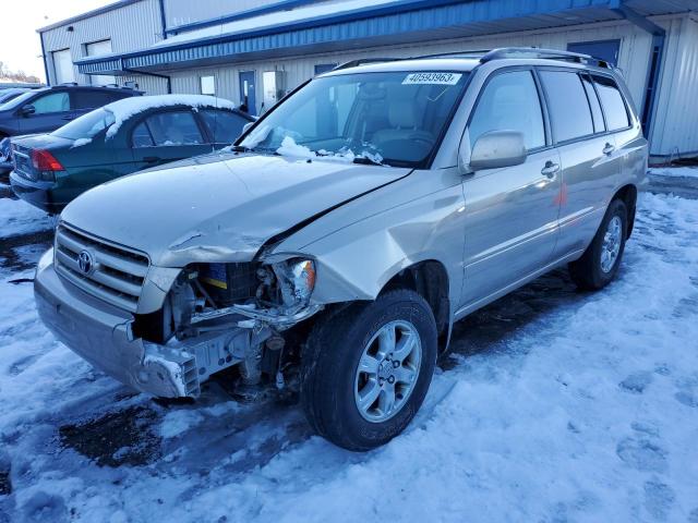 TOYOTA HIGHLANDER 2007 with VIN JTEEP21A770222982 - Photo from auction