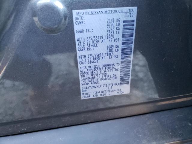 Photo 14 from auction – 2020 NISSAN ROGUE S with VIN 5N1AT2MVXLC757340