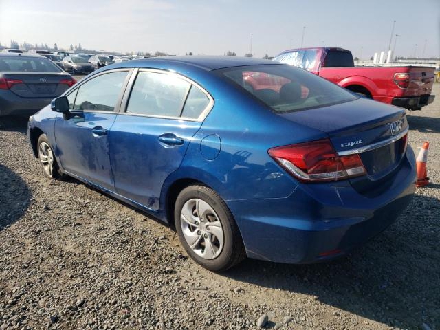 Photo 2 from auction – 2013 HONDA CIVIC LX with VIN 19XFB2F53DE234830