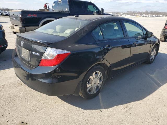 Photo 3 from auction – 2012 HONDA CIVIC HYBR with VIN JHMFB4F20CS008143