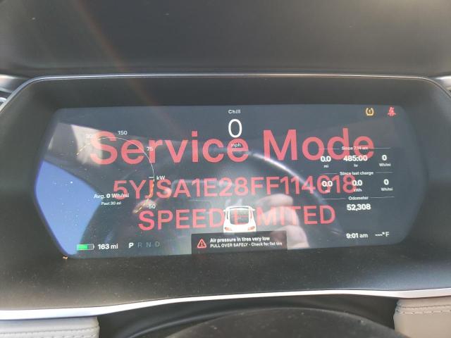 Photo 9 from auction – 2015 TESLA MODEL S with VIN 5YJSA1E28FF114618