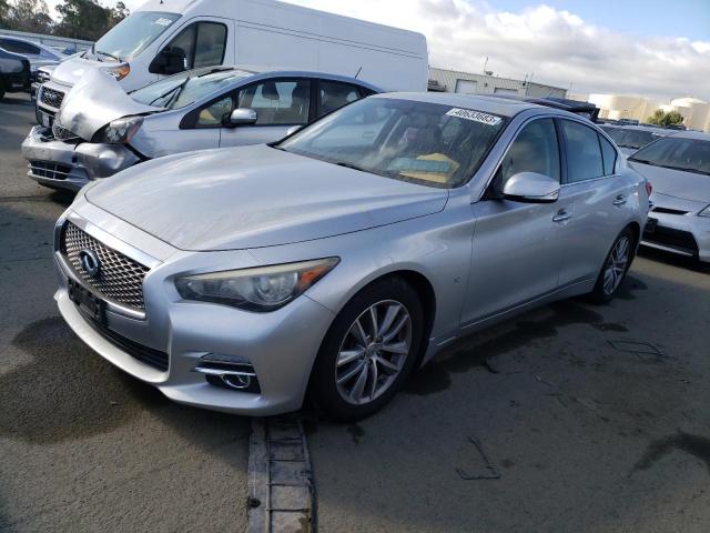 INFINITI Q50 BASE 2014 with VIN JN1BV7AP3EM677822 - Photo from auction