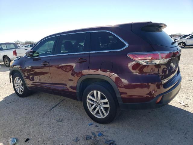 Photo 2 from auction – 2016 TOYOTA HIGHLANDER with VIN 5TDZARFH3GS021731