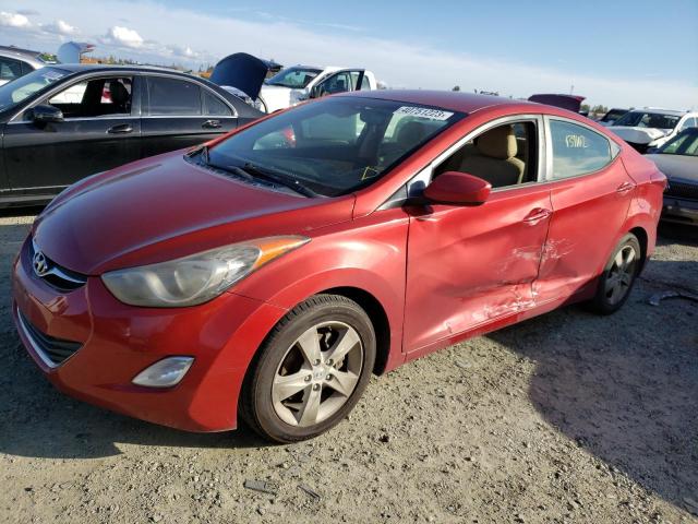 HYUNDAI ELANTRA GL 2012 with VIN KMHDH4AE6CU438591 - Photo from auction