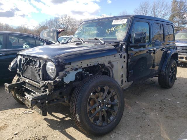 JEEP WRANGLER U 2021 with VIN 1C4HJXEG2MW596505 - Photo from auction