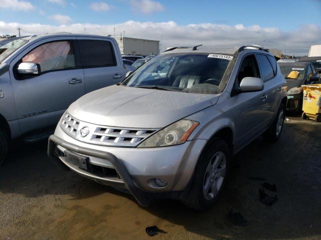 Photo 1 from auction – 2003 NISSAN MURANO SL with VIN JN8AZ08W83W222438