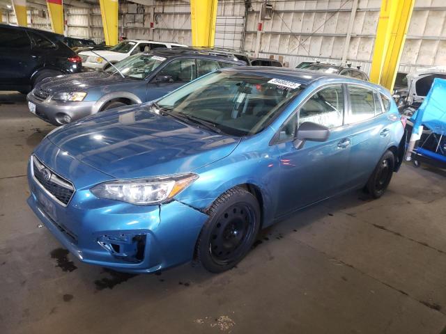 SUBARU IMPREZA 2018 with VIN 4S3GTAA60J3702219 - Photo from auction