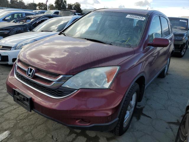 HONDA CR-V EXL 2011 with VIN 5J6RE3H70BL024922 - Photo from auction