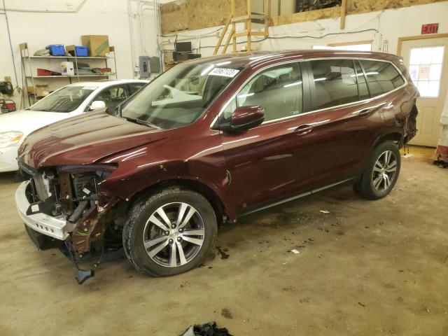 HONDA PILOT EXL 2018 with VIN 5FNYF6H65JB013620 - Photo from auction
