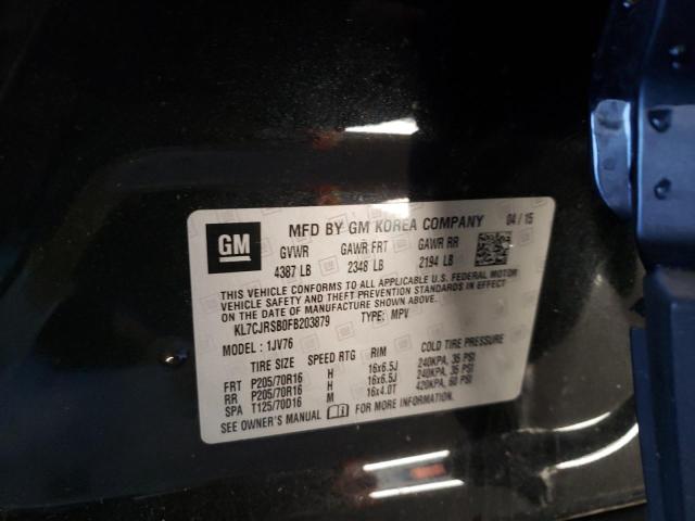 Photo 14 from auction – 2015 CHEVROLET TRAX 1LT with VIN KL7CJRSB0FB203879