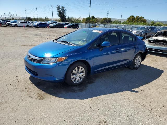HONDA CIVIC CX 2012 with VIN 19XFB2F53CE045707 - Photo from auction