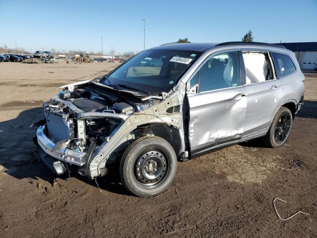 HONDA PILOT SE 2022 with VIN 5FNYF6H28NB075984 - Photo from auction