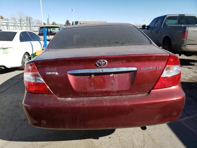 Photo 6 from auction – 2004 TOYOTA CAMRY LE with VIN 4T1BE30K84U374766