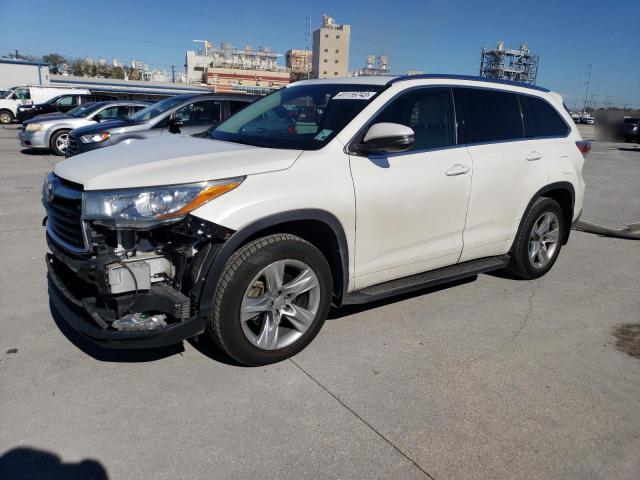 TOYOTA HIGHLANDER 2015 with VIN 5TDYKRFH6FS040927 - Photo from auction