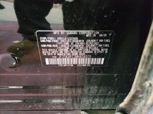 Photo 14 from auction – 2021 SUBARU FORESTER P with VIN JF2SKAFC2MH404825