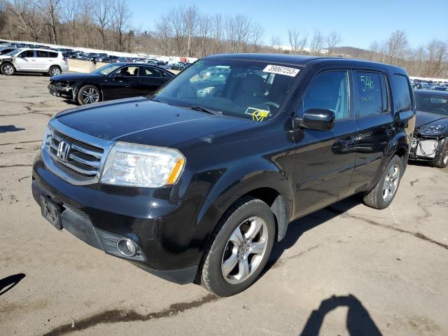 HONDA PILOT EX 2014 with VIN 5FNYF4H4XEB057704 - Photo from auction