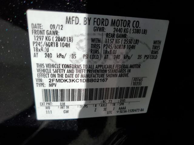 Photo 14 from auction – 2013 FORD EDGE LIMIT with VIN 2FMDK3KC1DBB02167