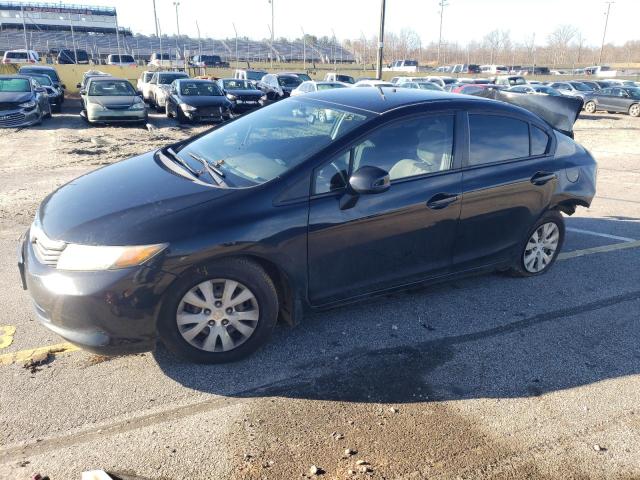 HONDA CIVIC LX 2012 with VIN 19XFB2F59CE105411 - Photo from auction