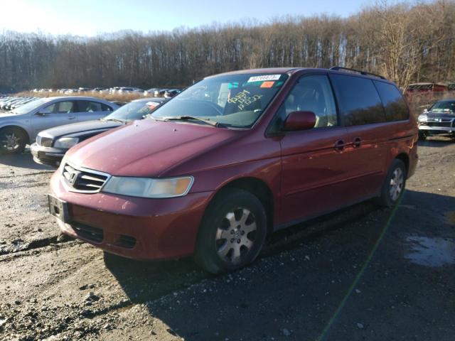 HONDA ODYSSEY EX 2004 with VIN 5FNRL18024B029905 - Photo from auction